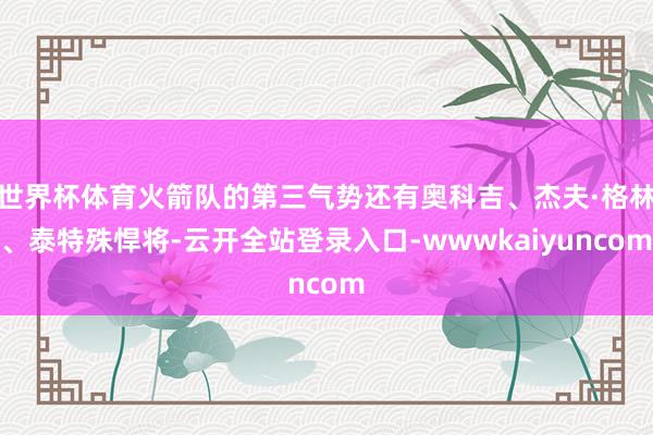 世界杯体育火箭队的第三气势还有奥科吉、杰夫·格林、泰特殊悍将-云开全站登录入口-wwwkaiyuncom